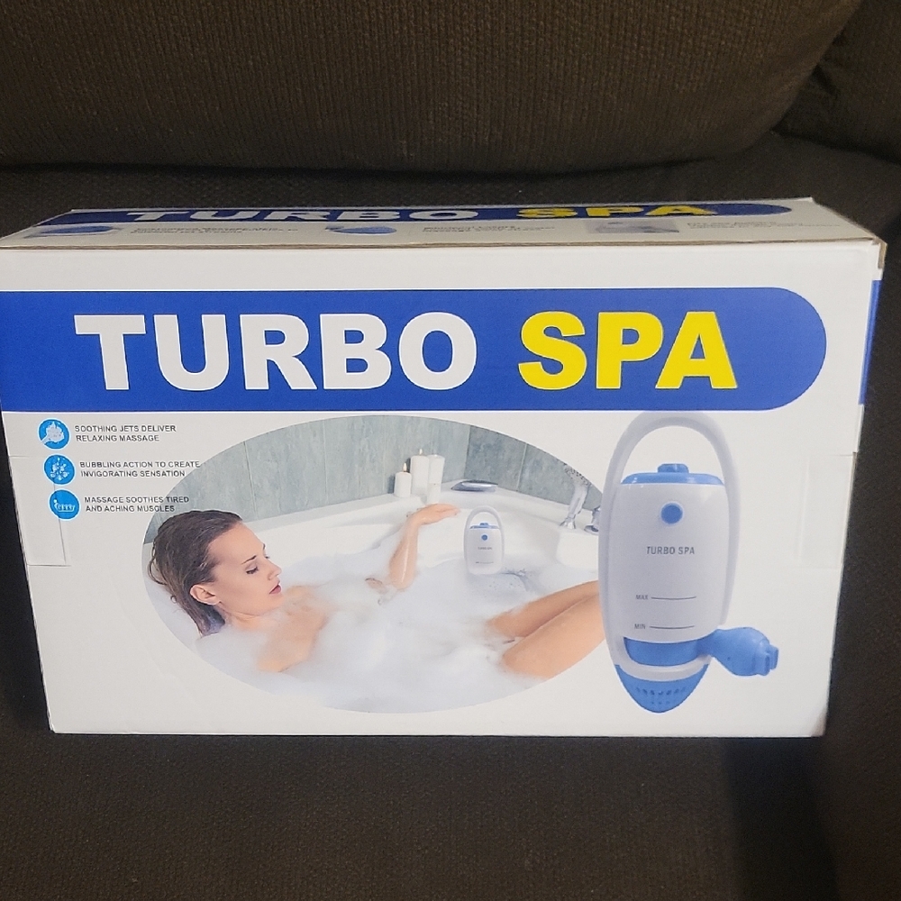 TURBO SPA Blue and White Bath Jet